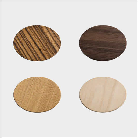 Wood Sample Swatch in Zebrano