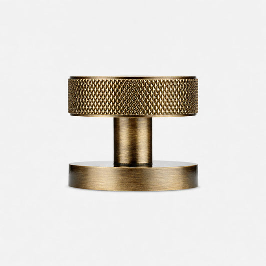 Custom Colour Brass Mortice Door Knobs Knurled in Antique