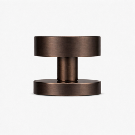 Custom Colour Brass Mortice Door Knobs in Bronze