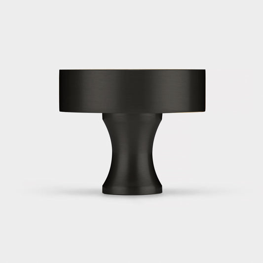 Custom Colour Brass Cabinet Knobs in Black