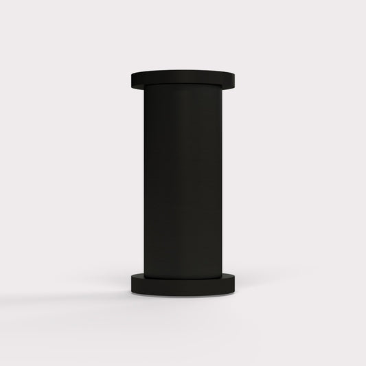 Brass Coat Hook in Black