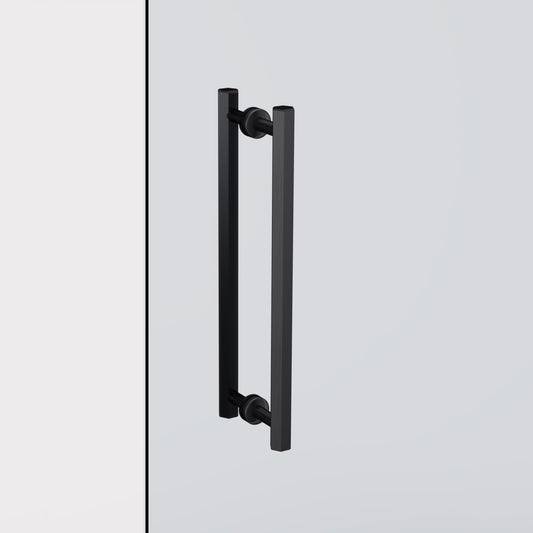 Solid Brass Black Hexagonal Double Sided Pull Handles