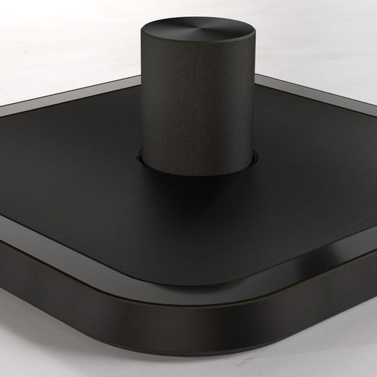 2G Dimmer Light Switch (150W) in Black & Black Gloss