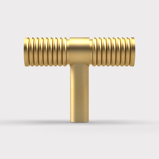 Fluted T Bars in Gold