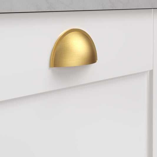 Brass Cup Handles in Gold
