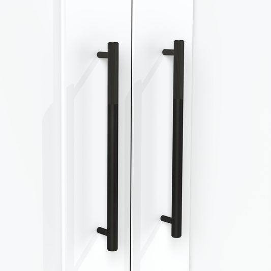 Brass Linear Cabinet Handle in Black