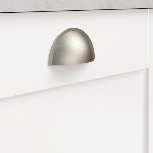 Brass Cup Handles in Silver