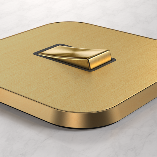 3G Rocker Light Switch (20A) in Gold