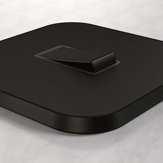 2G Rocker Light Switch (20A) in Black