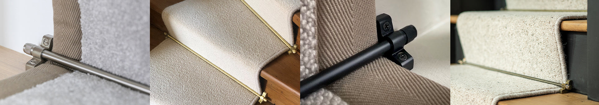 Our solid brass stair rods are suitable for all carpet stair runners ...