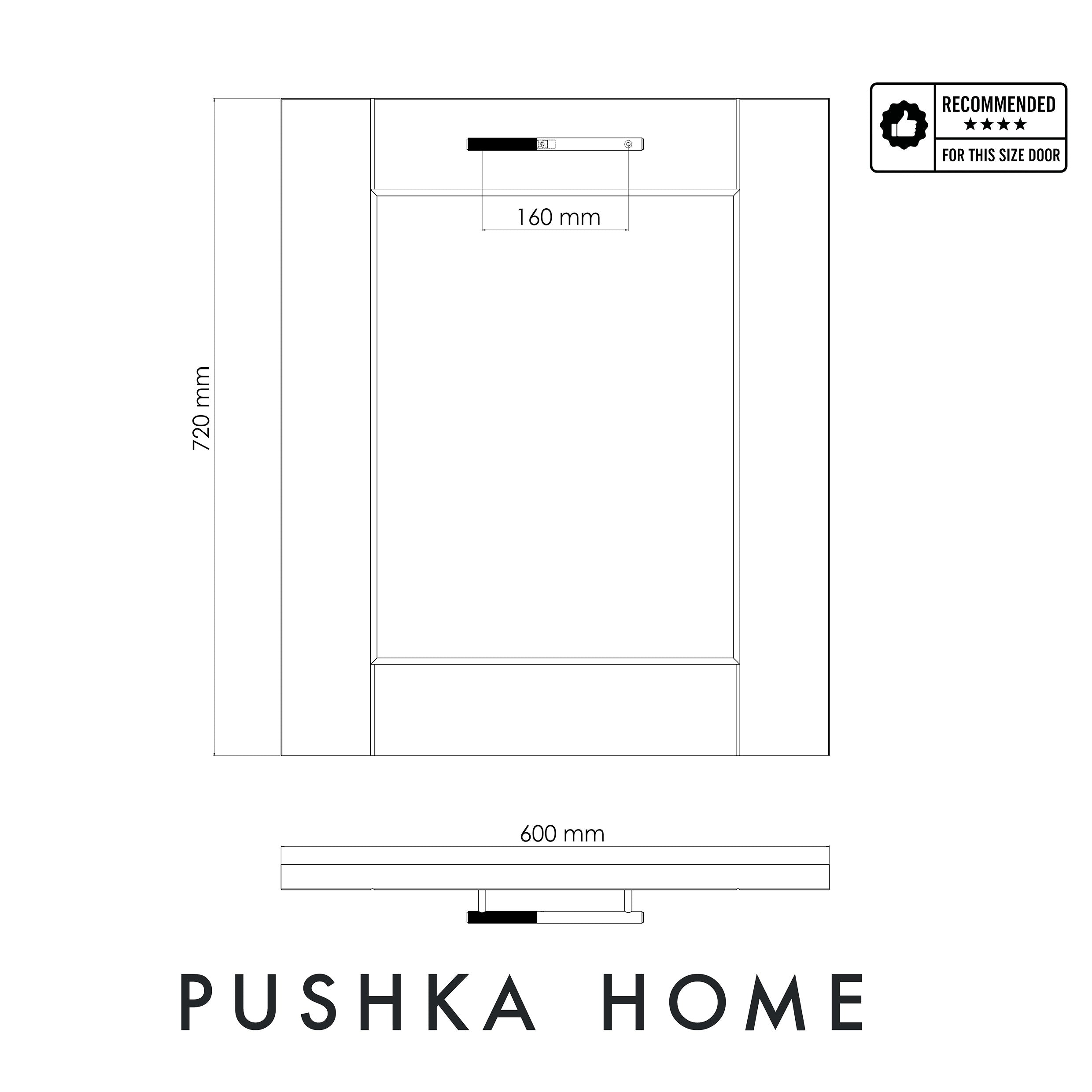 Brass Linear Cabinet Handle in Bronze and Antique Gold