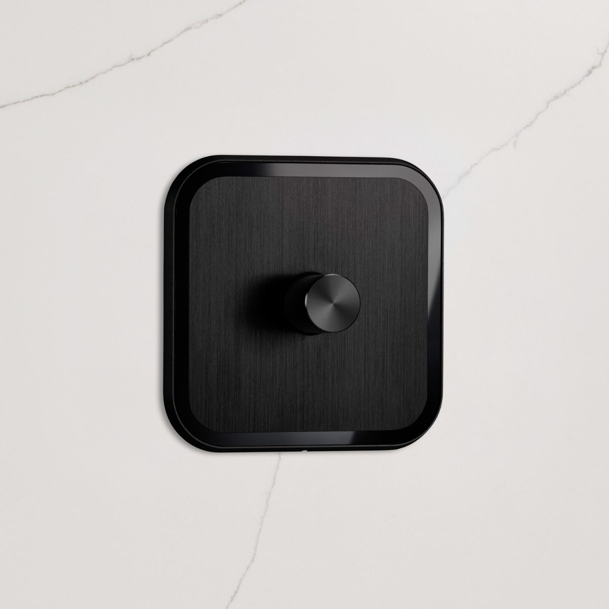 1G Dimmer Light Switch (150W) in Black & Black Gloss