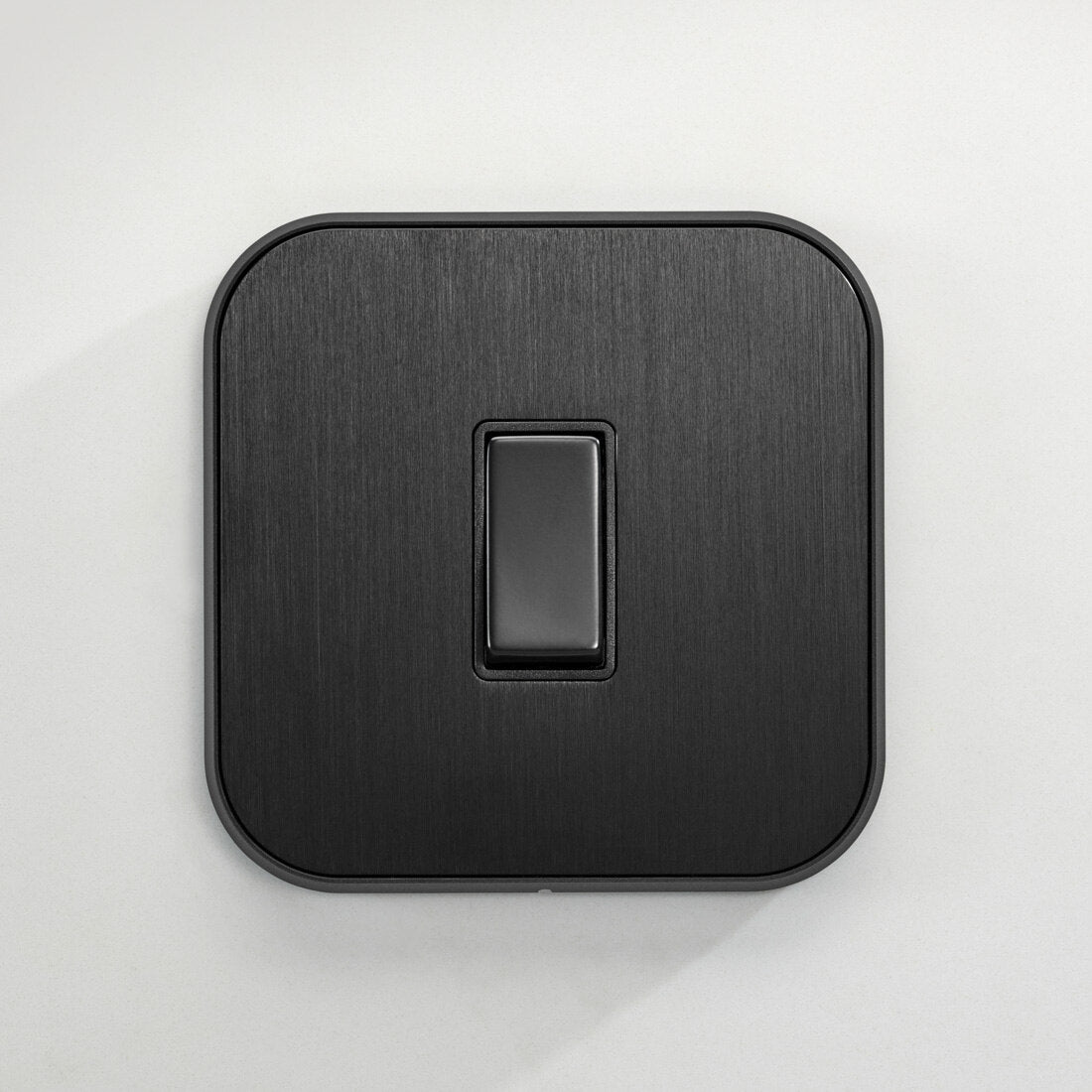 1G Rocker Light Switch (20A) in Black