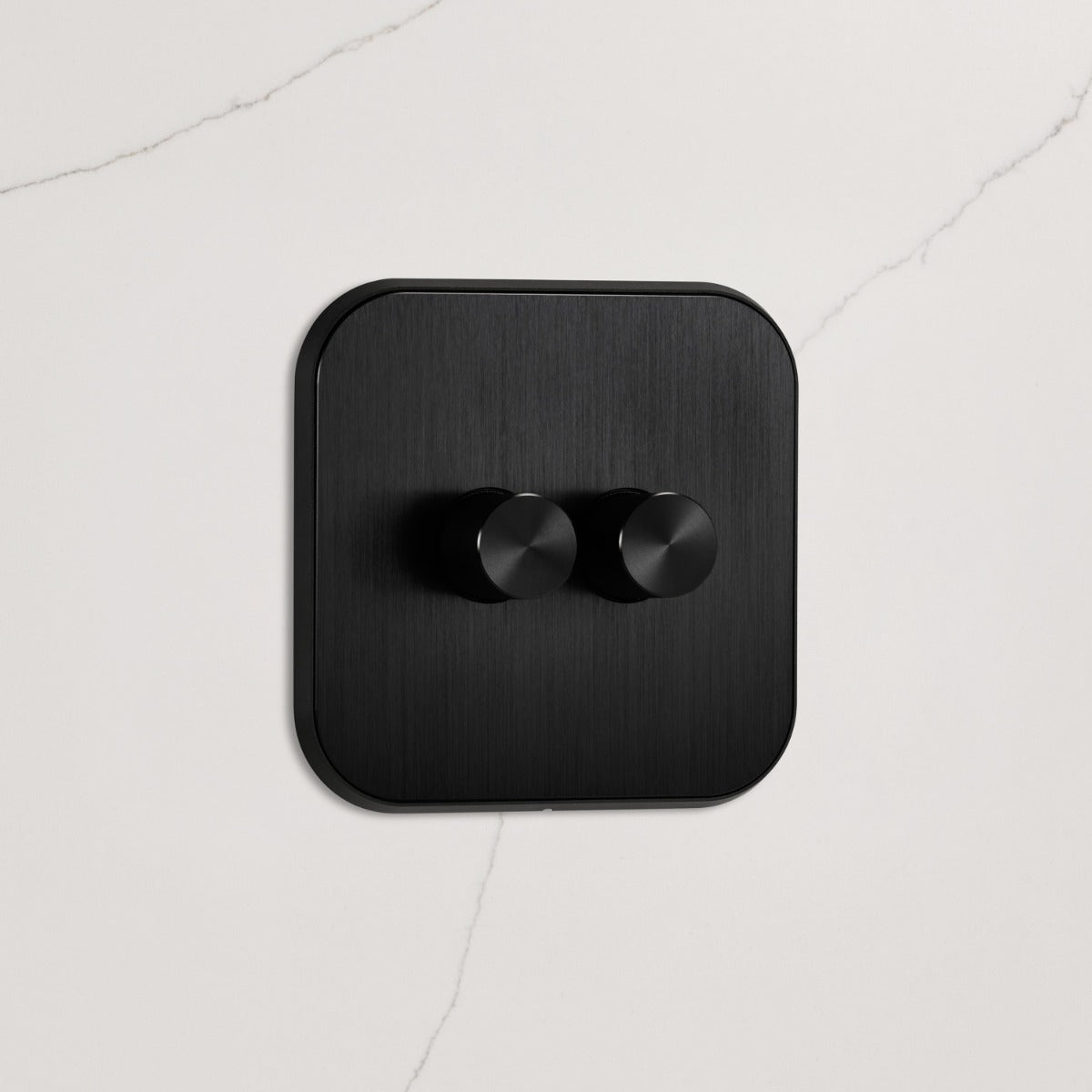 2G Dimmer Light Switch (150W) in Black