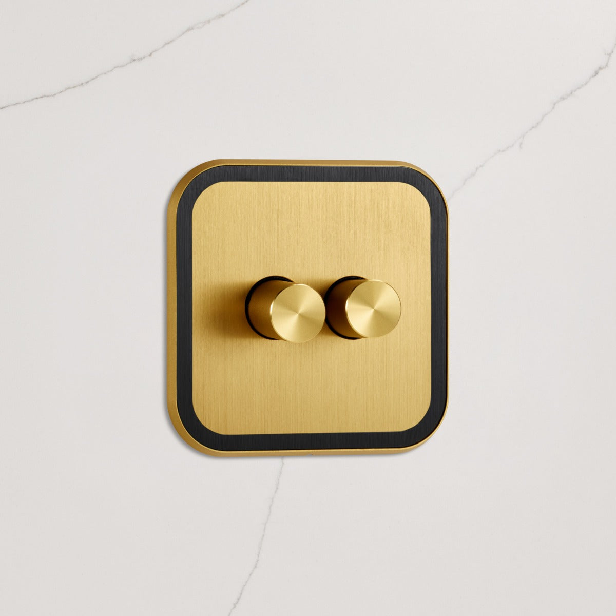 2G Dimmer Light Switch (150W) in Gold & Black