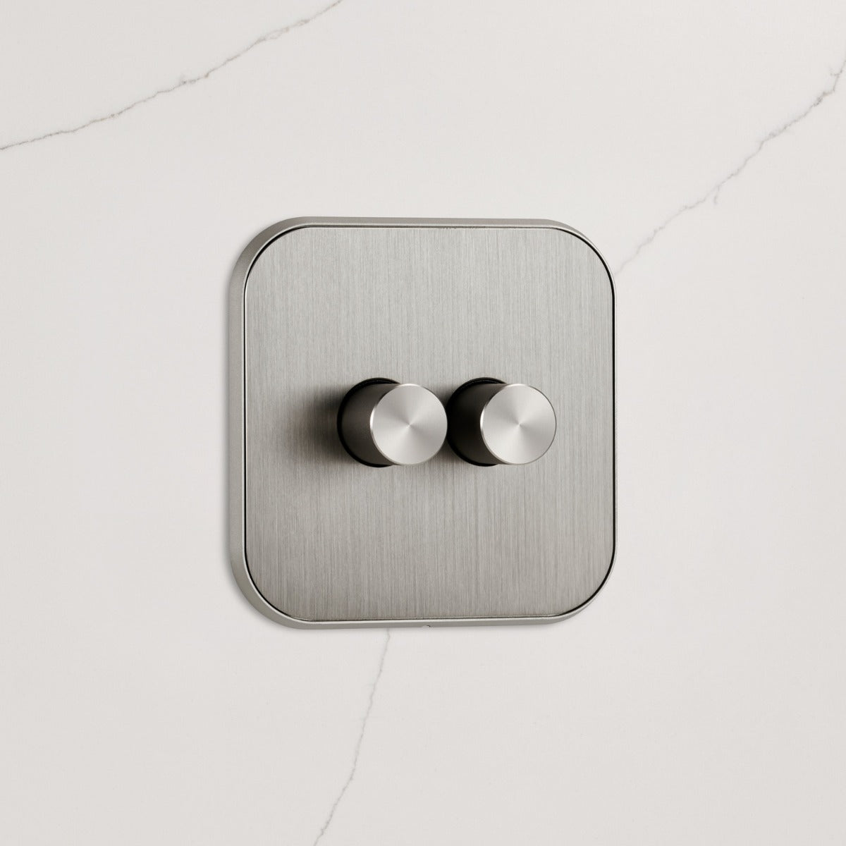 2G Dimmer Light Switch (150W) in Silver