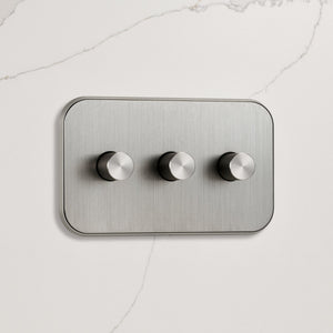 3G Dimmer Light Switch (150W) in Silver