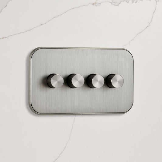 4G Dimmer Light Switch (150W) in Silver