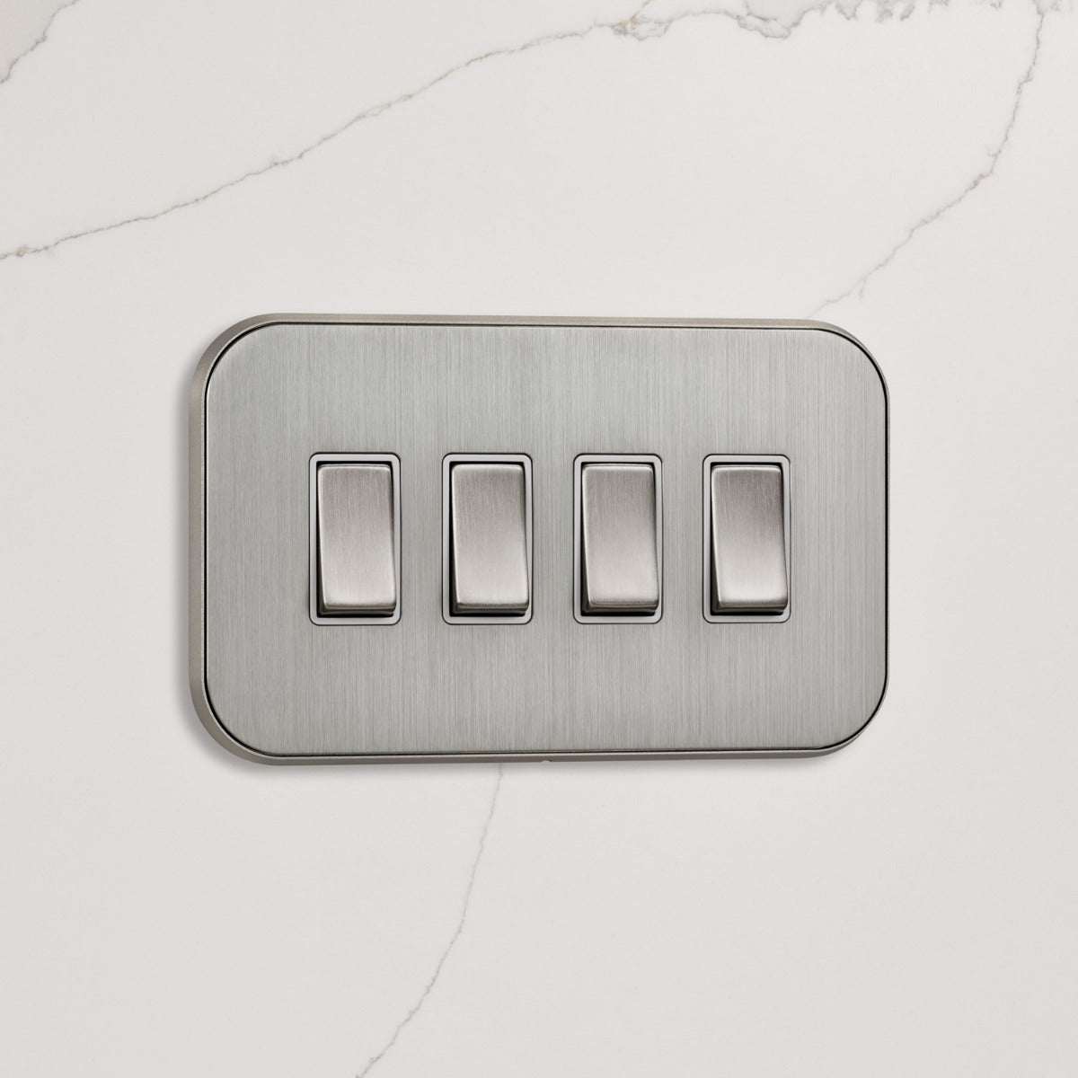 4G Rocker Light Switch (20A) in Silver