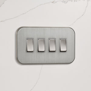 4G Rocker Light Switch (20A) in Silver