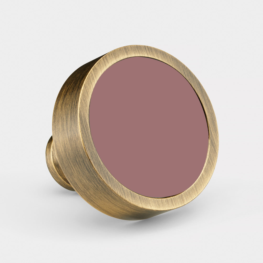 Custom Colour Brass Cabinet Knobs in Antique