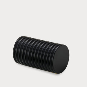 Fluted Cylinder Pulls in Black