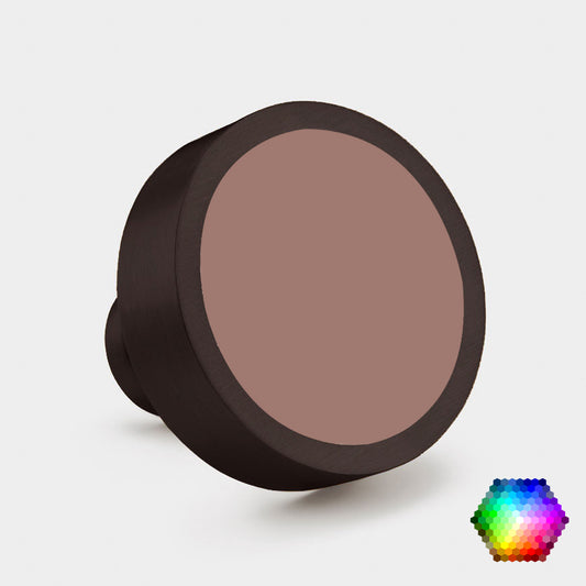 Custom Colour Brass Cabinet Knobs in Bronze