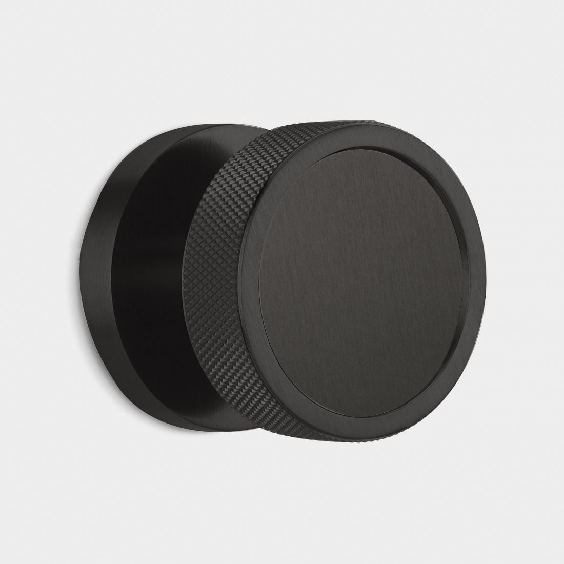 Brass Mortice Door Knobs in Black