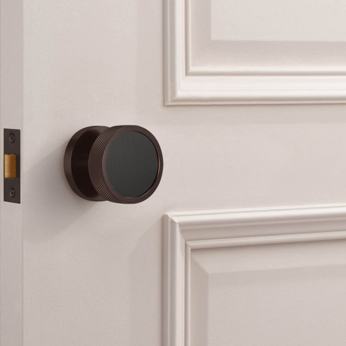 Brass Mortice Door Knobs in Bronze