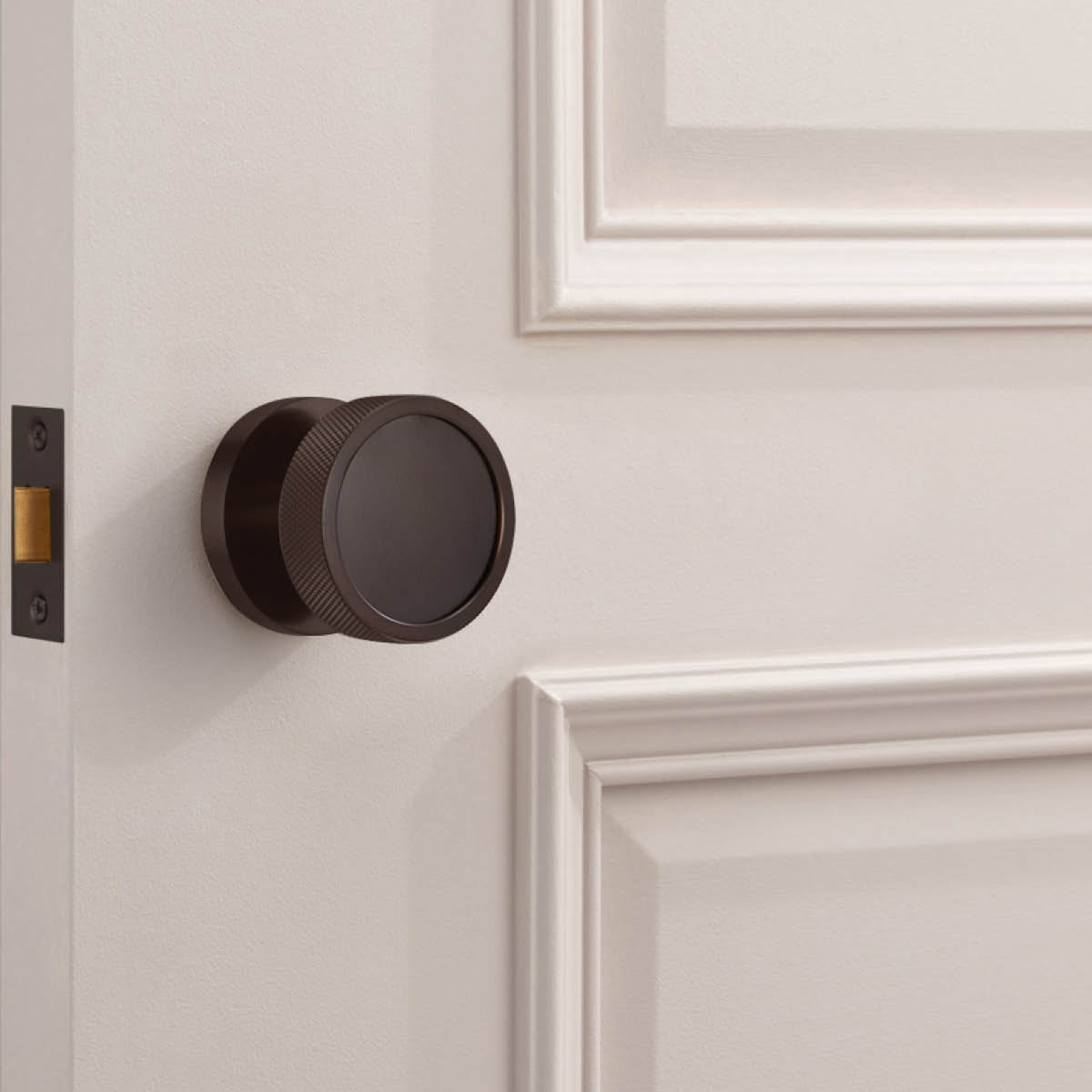 Brass Mortice Door Knobs in Bronze