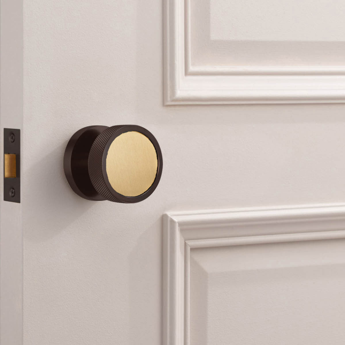 Brass Mortice Door Knobs in Bronze
