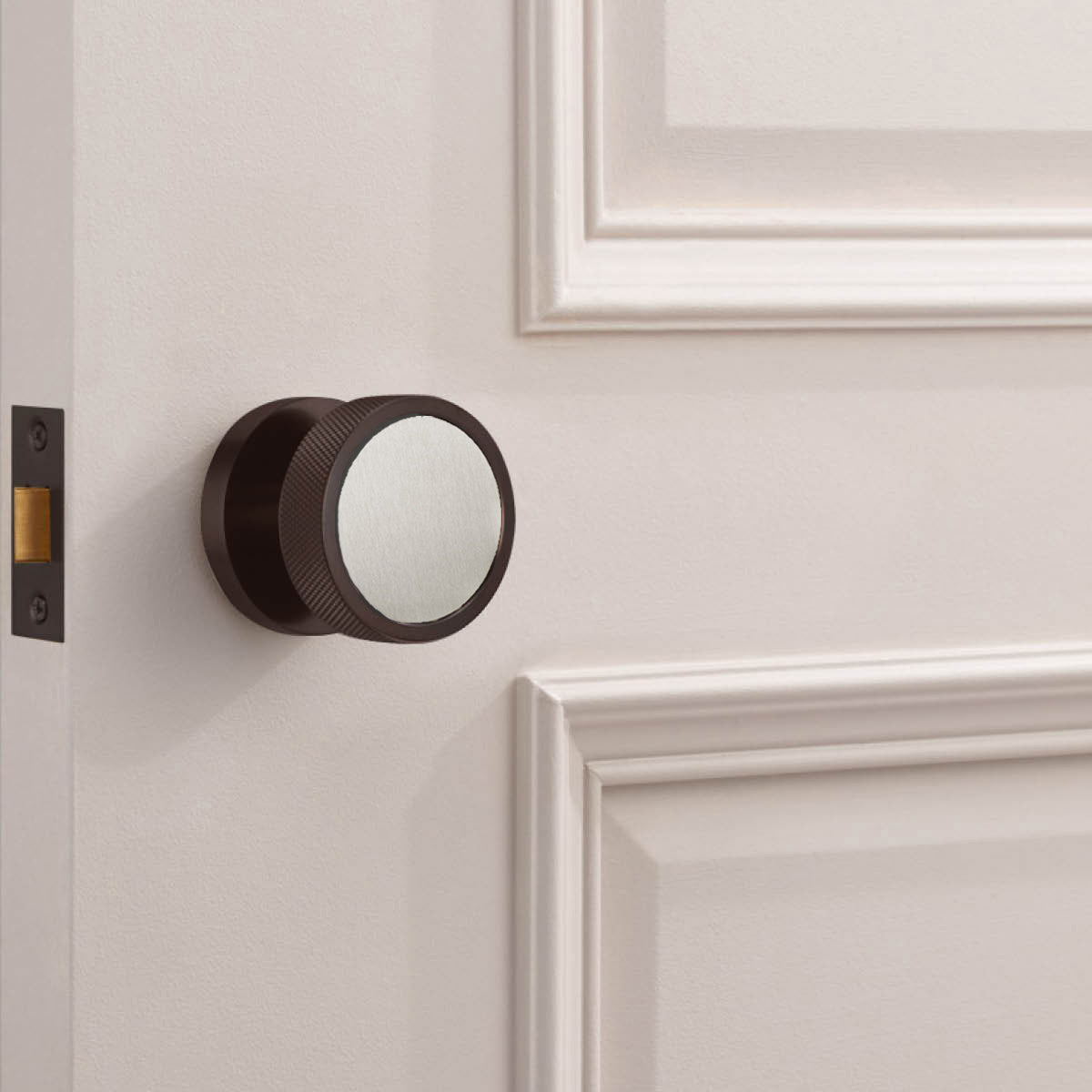 Brass Mortice Door Knobs in Bronze