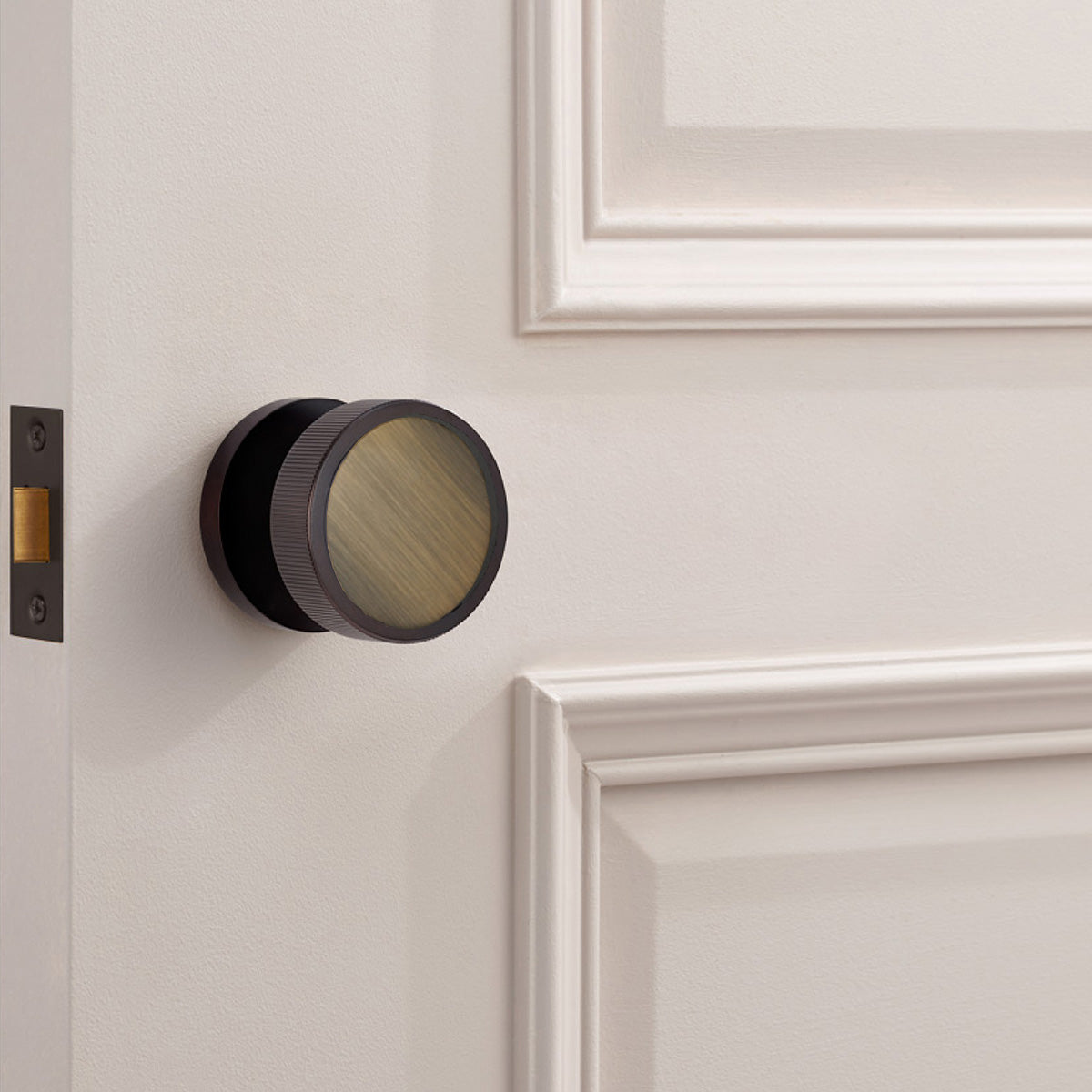 Brass Mortice Door Knobs in Bronze