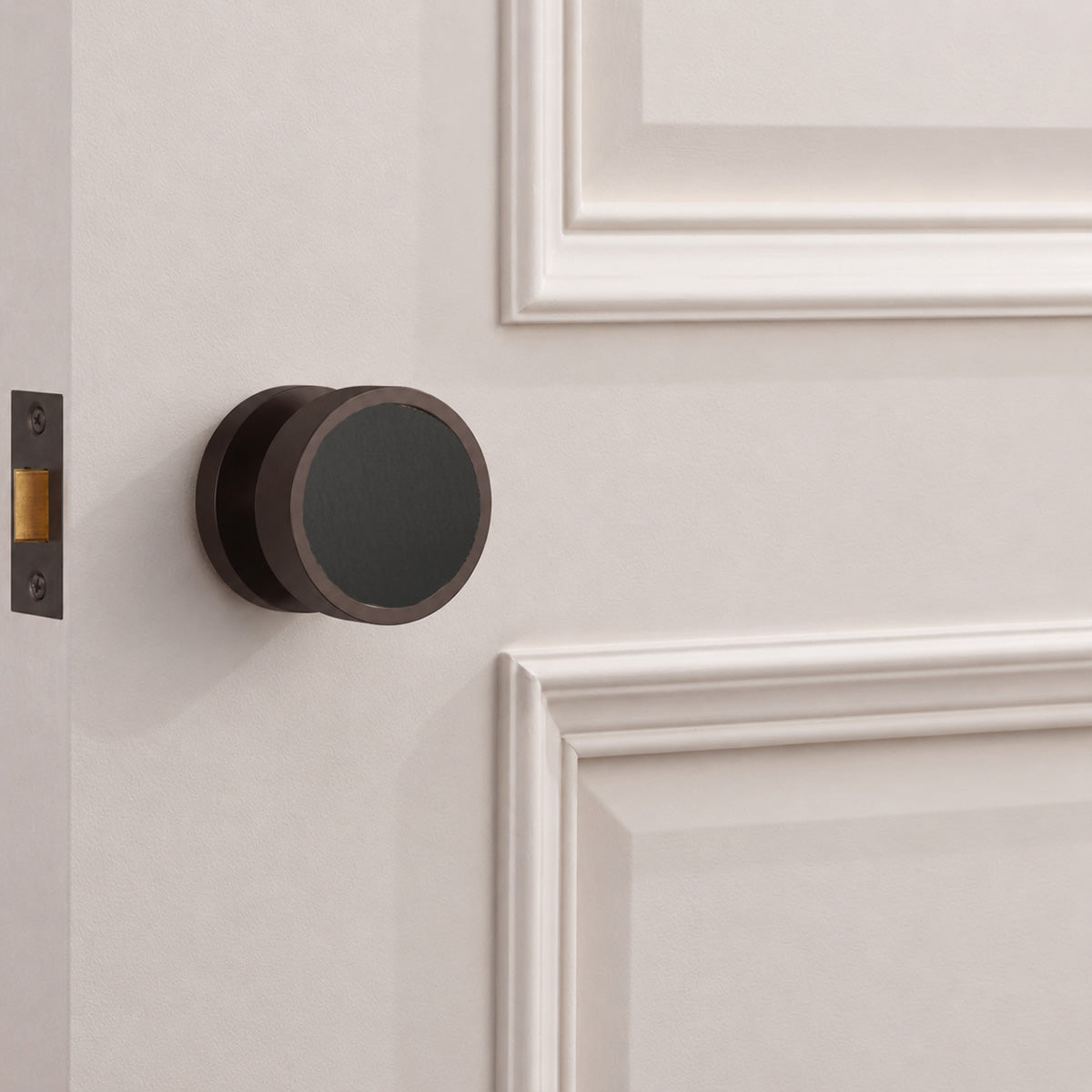 Brass Mortice Door Knobs in Bronze
