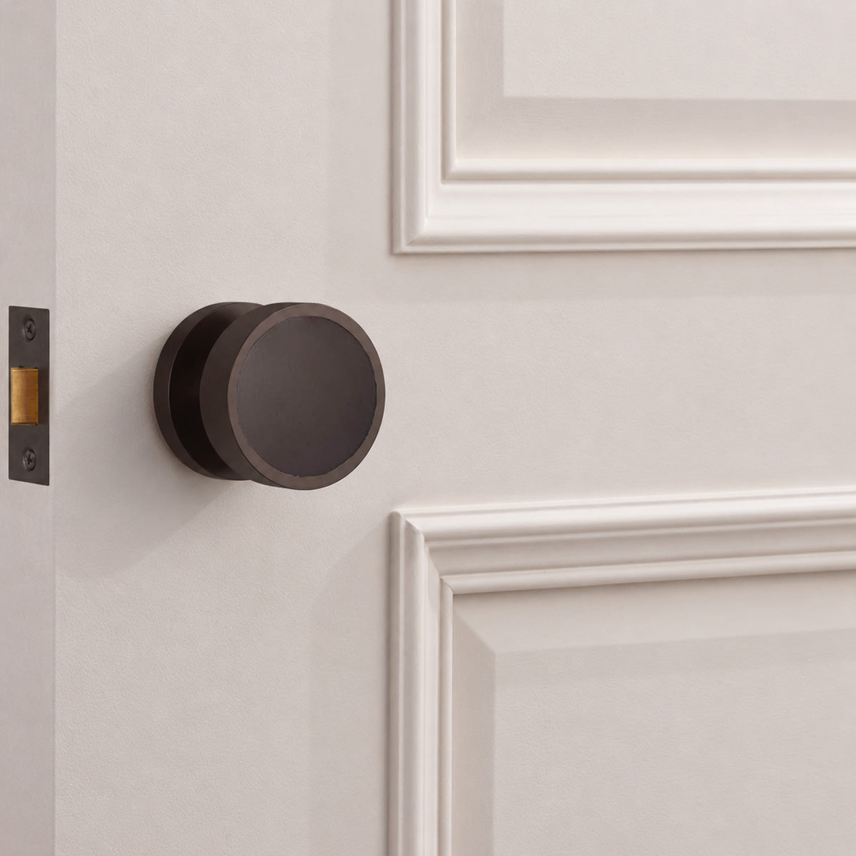 Brass Mortice Door Knobs in Bronze