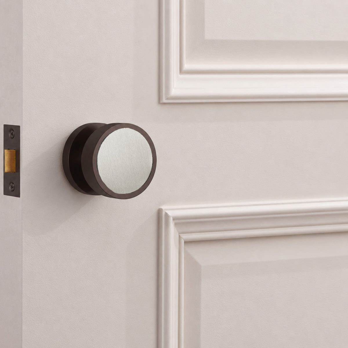 Brass Mortice Door Knobs in Bronze