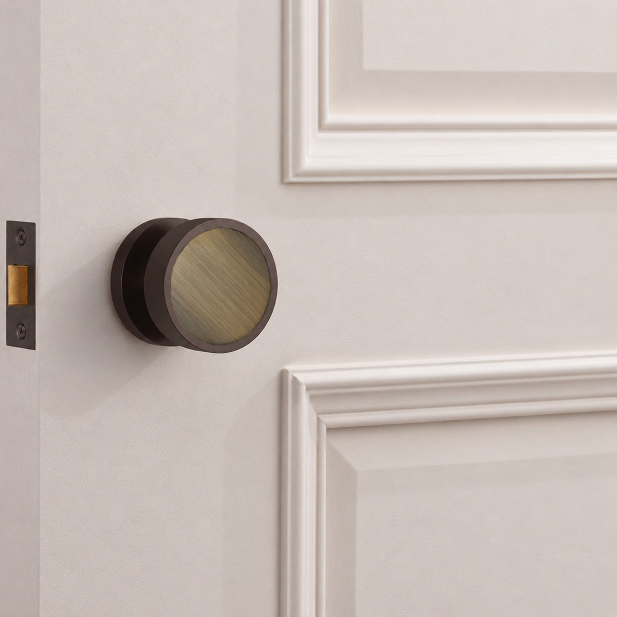 Brass Mortice Door Knobs in Bronze