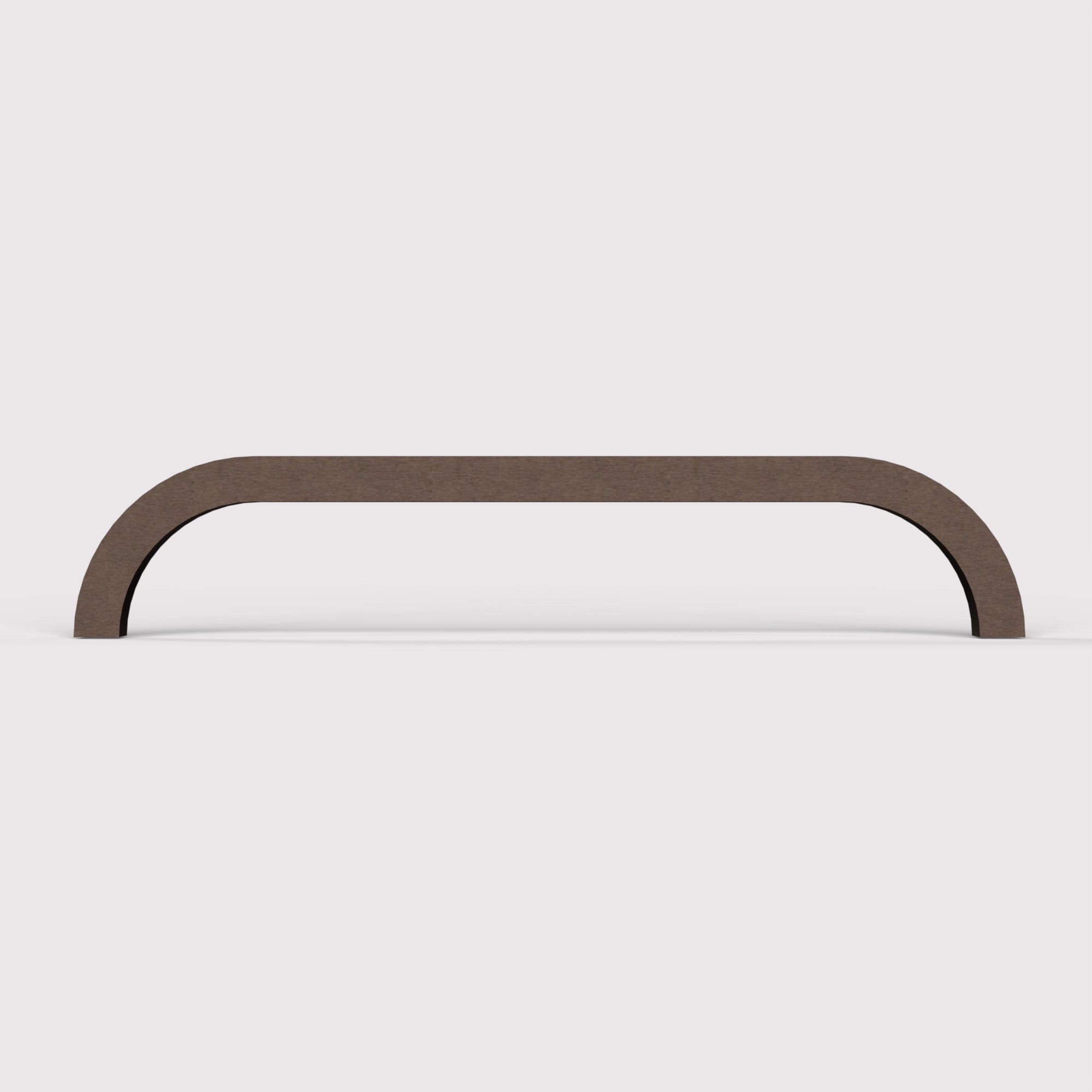 Brass Curved Cabinet Handles in Bronze