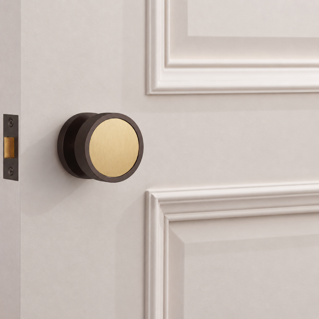 Brass Mortice Door Knobs in Bronze