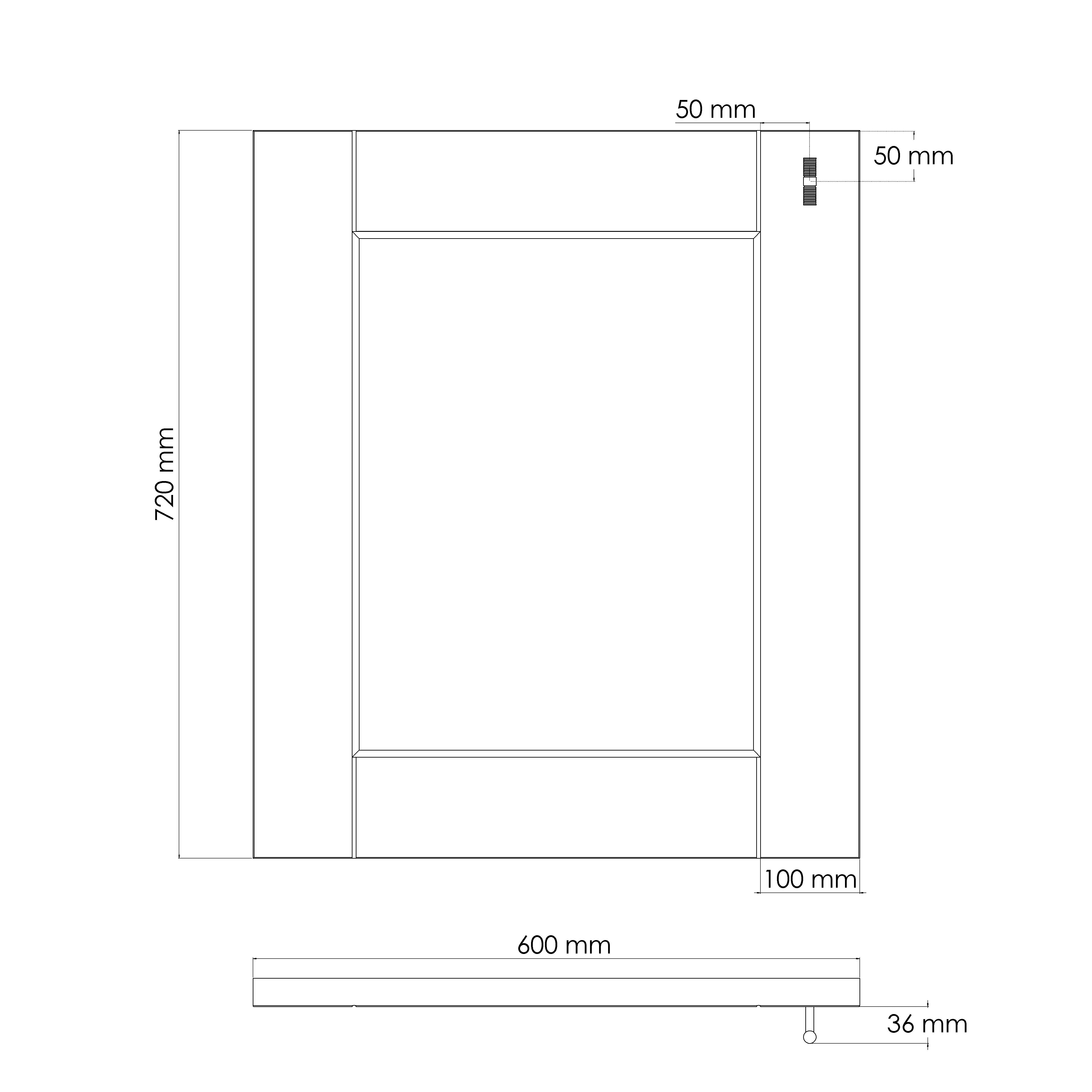 Aluminium Fluted T Bars in Antique