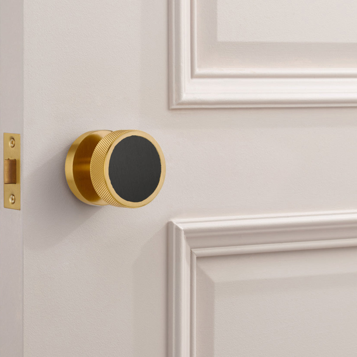 Brass Mortice Door Knobs in Gold