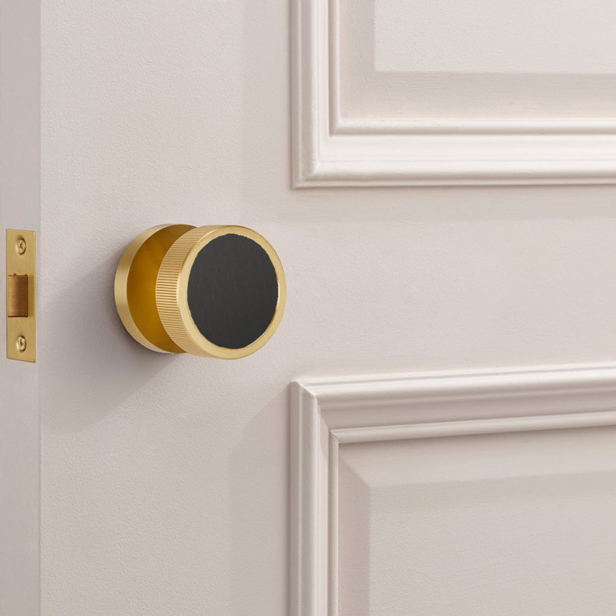 Brass Mortice Door Knobs in Gold