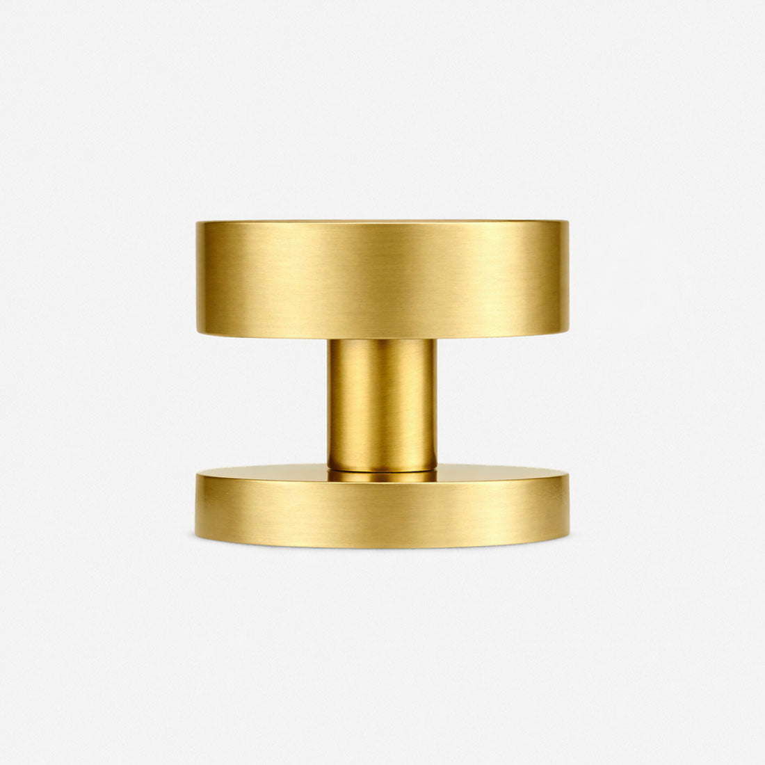 Brass & Terrazzo Mortice Door Knobs in Gold
