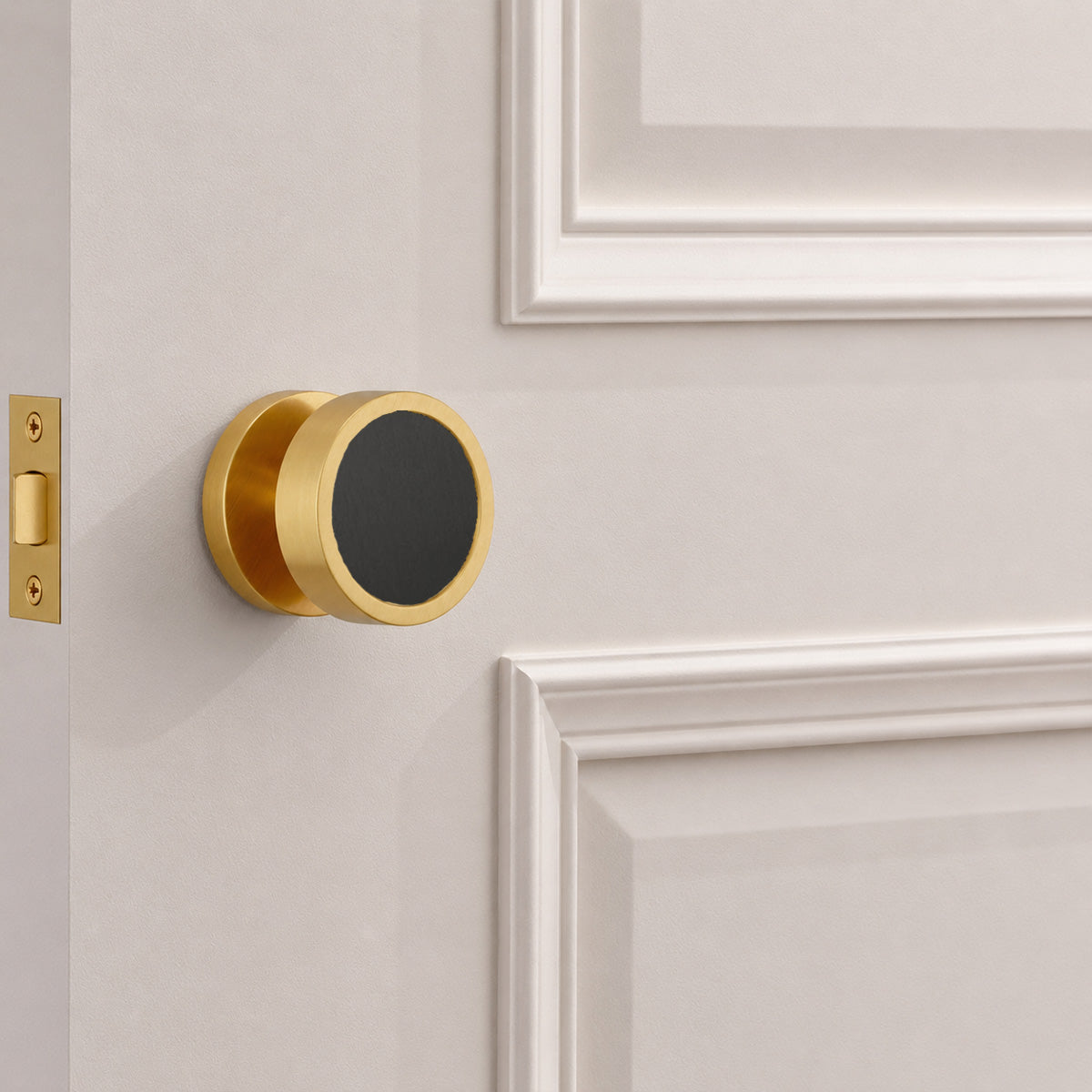 Brass Mortice Door Knobs in Gold