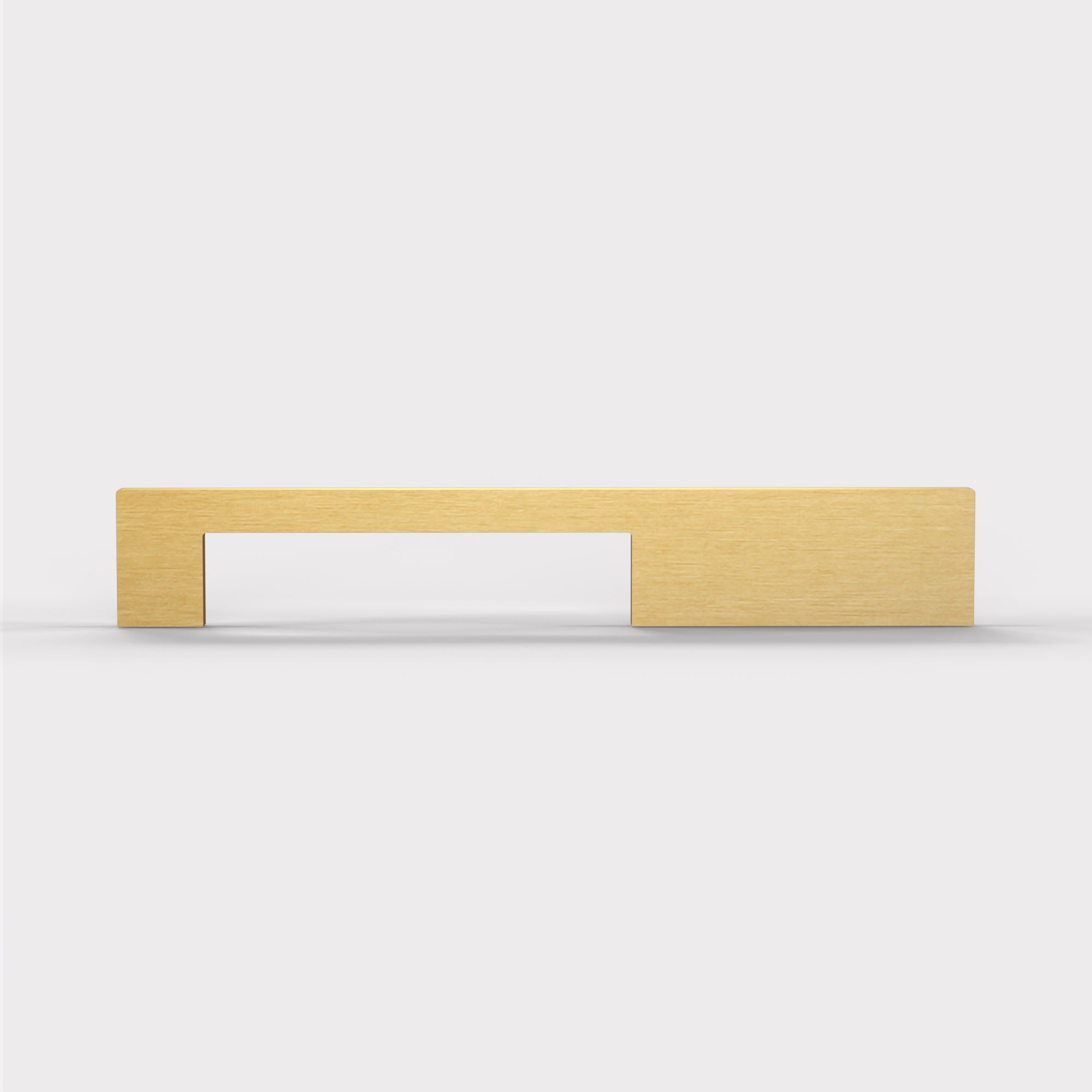 Brass Slimline Cabinet Handles in Gold