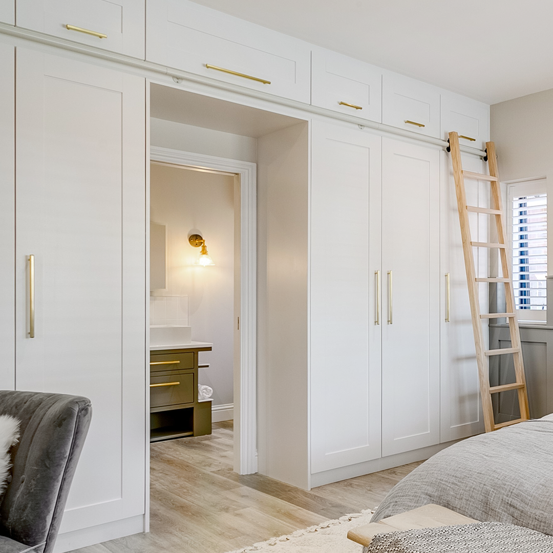 Brass Hexagonal Cabinet Handles in Gold