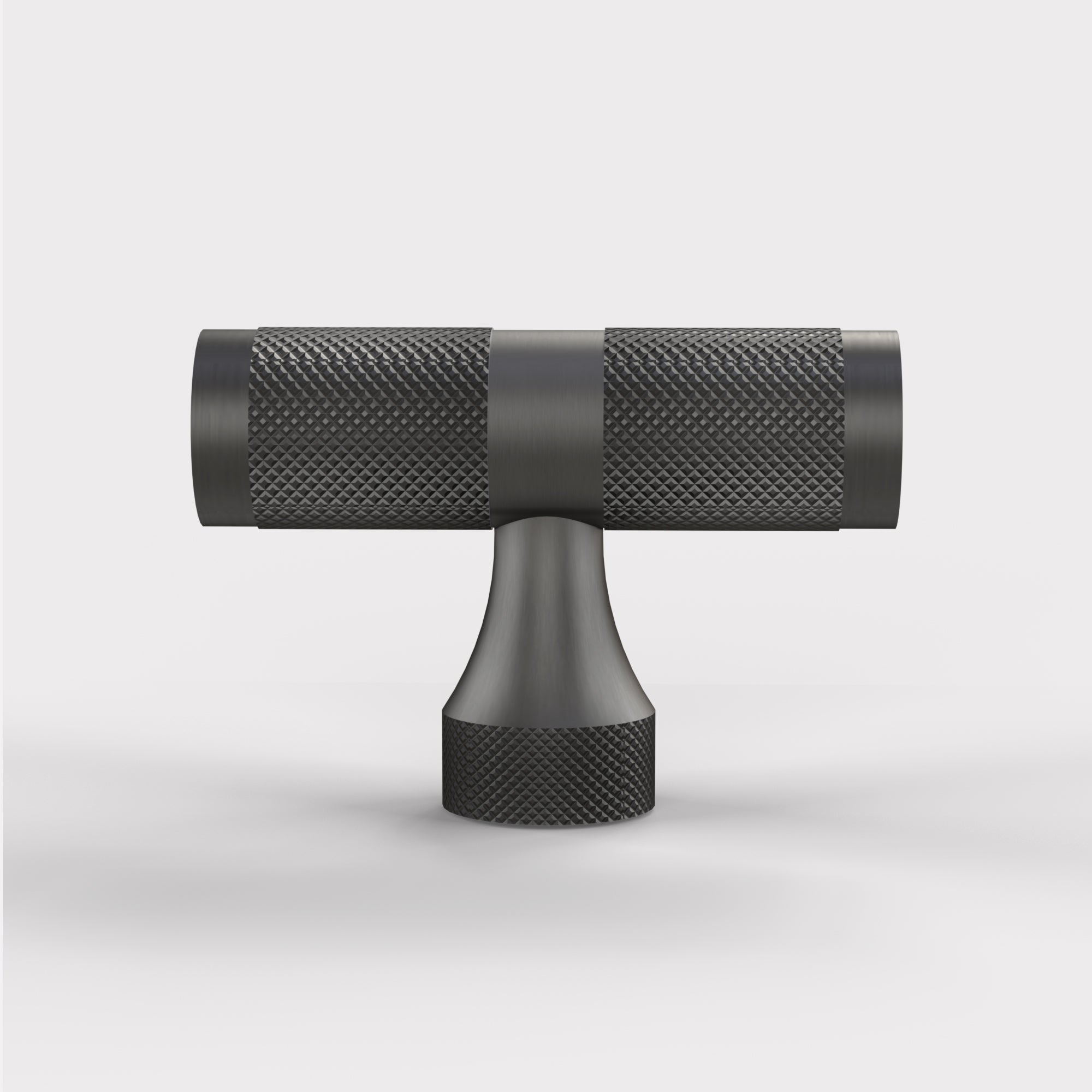 Brass Knurled T Bars in Gunmetal