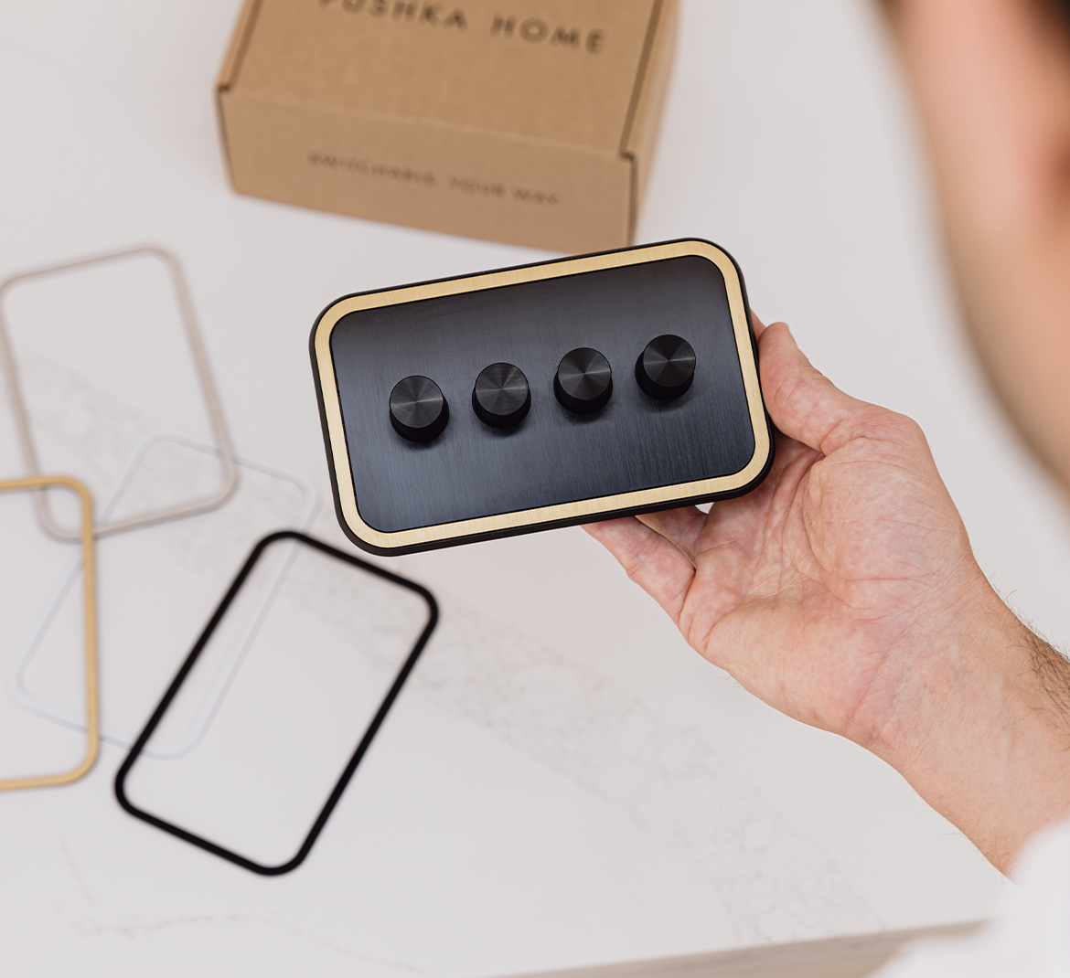 black and gold switch