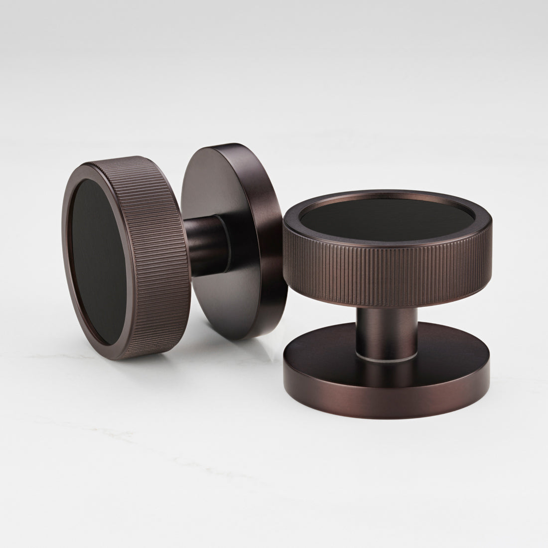 Brass Mortice Door Knobs in Bronze