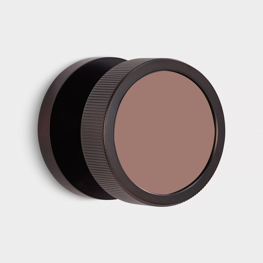 Custom Colour Brass Mortice Door Knobs Linear in Bronze